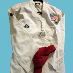 Taekwondo Uniform Jacket Texas US National Championship 2003 Olympic Costume M
